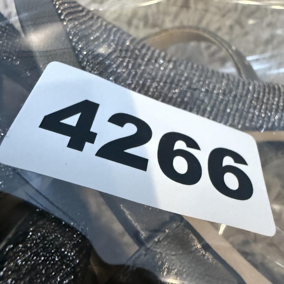 Kate Spade Shoes Womens Size 9.5 Silver Glitter Strappy High Heel Sandals Italy - Picture 9 of 9